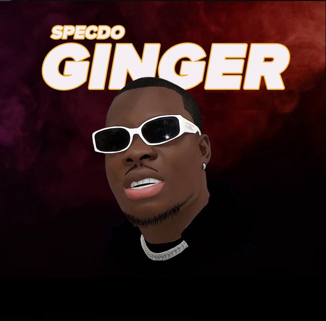Ginger cover: an illustrated Specdo in white sunglasses.