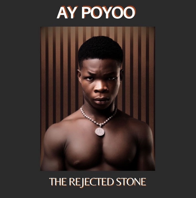 The Rejected Stone cover: Ay Poyoo against a striped brown backdrop.